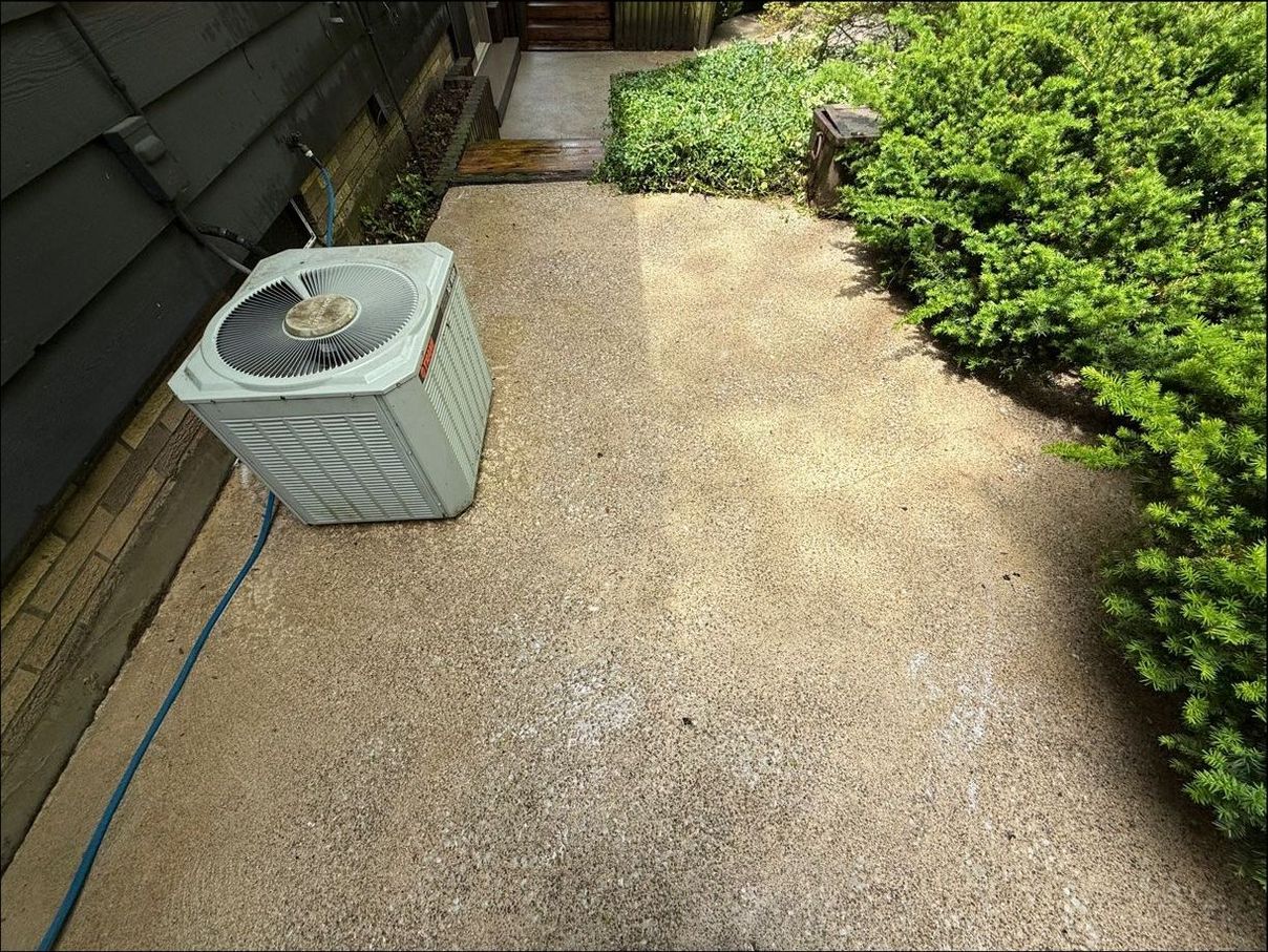 After, a concrete walkway washed clean and ready to seal by Core Exterior Services