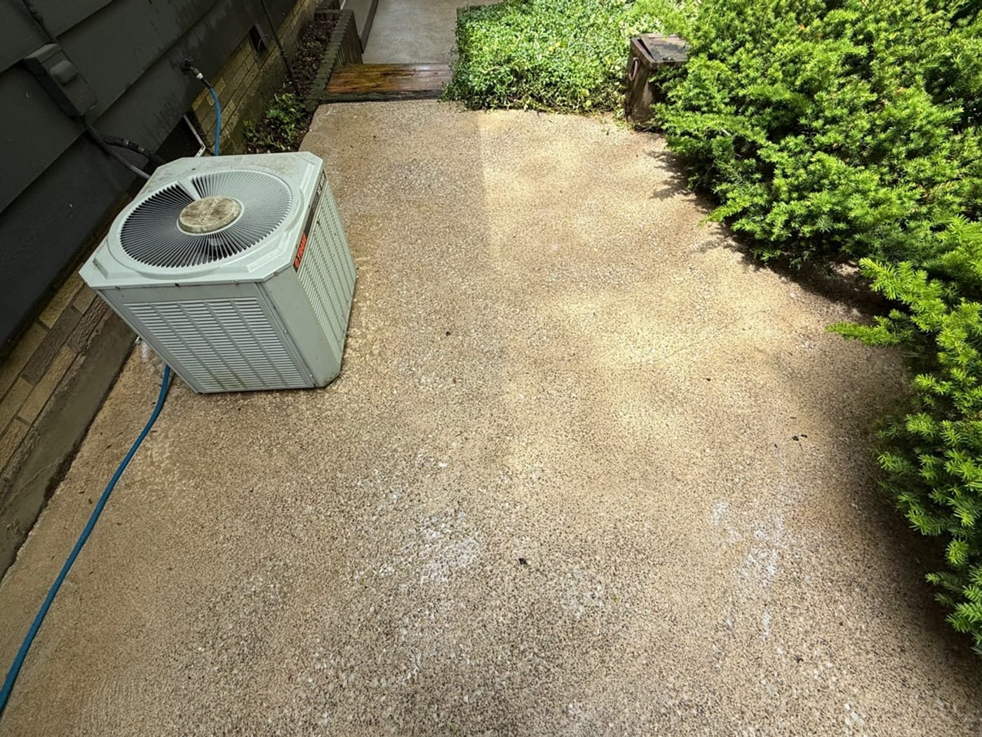 Moss and stain washed away by Core Exterior Services, Northeast Ohio